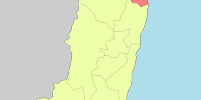Carte de Taïwan, hualien