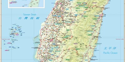 Carte de Taiwan attraction