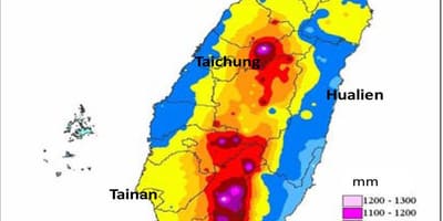 Carte de Taiwan climat