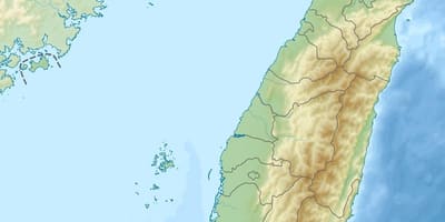 Carte de Taiwan élévation