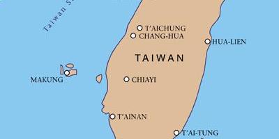 Taiwan aéroport international de carte
