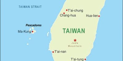 L'aéroport international Taiwan taoyuan carte