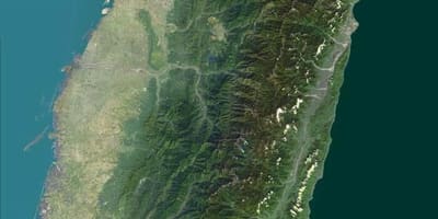Carte de Taiwan par satellite